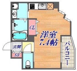 エスリード中山手県庁前の物件間取画像